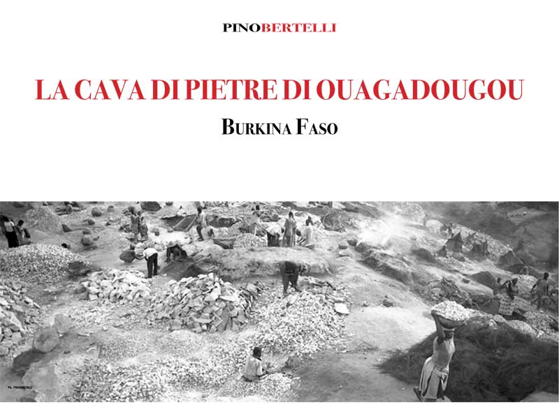 La cava di pietre di Ouagadougou